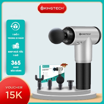 Máy Massage Cầm Tay KINGTECH KH-320 - Máy Mát xa Toàn Thân, Chuyên Sâu Cổ Vai Gáy Lưng, Giảm Đau Cơ